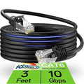 Cat 6 Ethernet Cable 3FT Outdoor&Indoor, Cat6 Ethernet Patch Cable 10Gbps by 10Gsupxsel