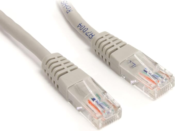 StarTech.com Cat5e Ethernet Cable - 50 ft - Gray - Patch Cable - Molded Cat5e by StarTech
