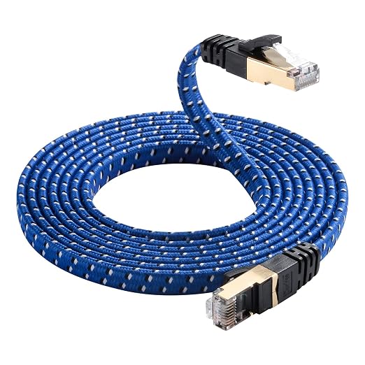 DanYee Cat 8 Ethernet Cable, Nylon Braided 33ft CAT8 High Speed Professional - Image 7