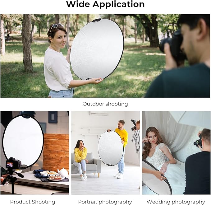 K&F CONCEPT 43''/110cm 5-in-1 Light Reflector - Image 6