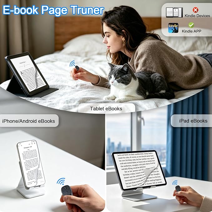 Remote Control Scrolling for Tiktok, Page Turner for Kindle App E-Book - Image 3