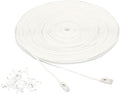 Amazon Basics Cat 6 Ethernet RJ45 10Gbps Flat Network Cable, 100ft Snagless by AmazonBasics