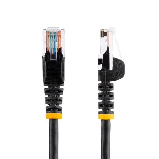 STARTECH.COM 25FT BLACK CAT5E SNAGLESS PATCH CABLE - Image 2