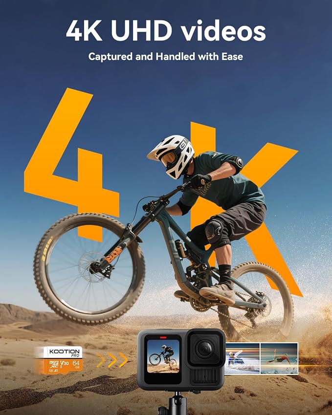 KOOTION 64GB Micro SD Card 3 Pack, U3 High-Speed microSDXC Memory Card - Image 3