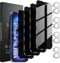 Lesakit 4+4 Pack Privacy Screen Protector by Lesakit