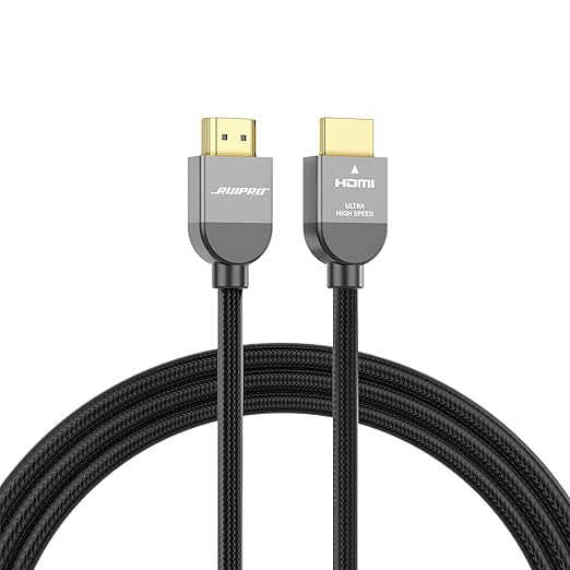 RUIPRO 8K HDMI Ultra High Speed Certified Cable 10 Feet 48Gbps 8K60Hz 4K120Hz by RUIPRO-ProfessionalQualityVideoandAudioYouCanSeeandHear