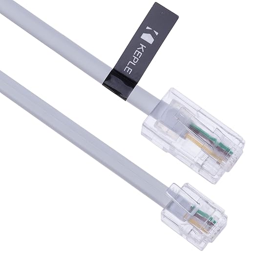 Keple 10m RJ11 to RJ45 Cable RJ11 to RJ45 Cable Phone Telephone Cord RJ11 6P4C by Keple