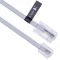 Keple 3m RJ11 to RJ45 Cable; White; 6P4C to 8P8C Connector Plug; 10 Feet; by Keple