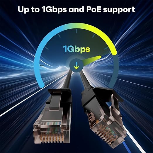 Cat6 Ethernet Cable 2 FT, Snagless Short Cat 6 Patch Cord, RJ45 Pure Copper - Image 2