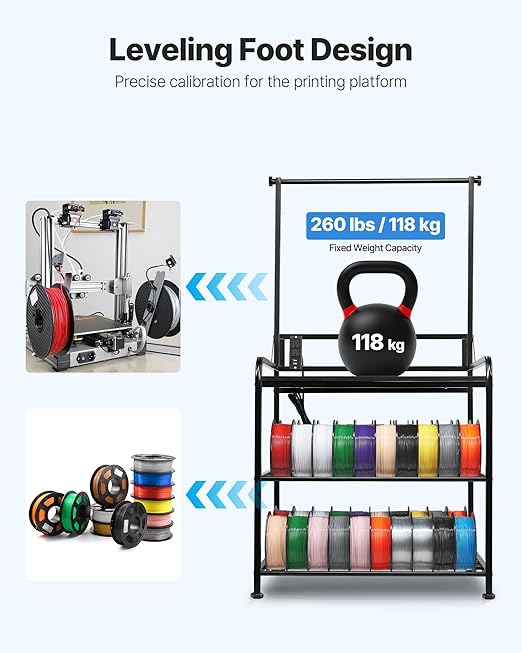 VEVOR 3D Printer Filament Storage Rack - Image 4