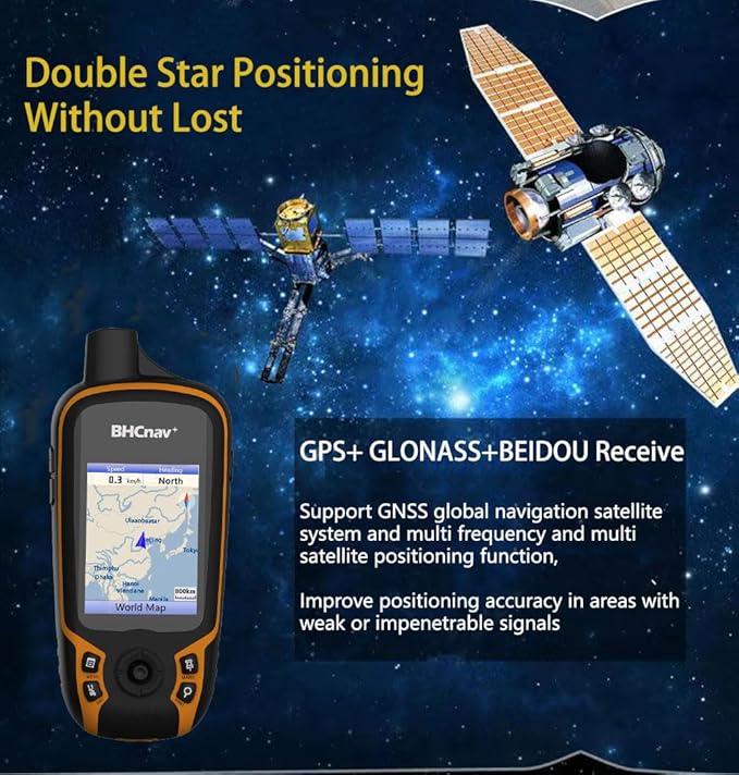 NAVA F30 Handheld GPS Navigation Device, Colorful Map Display, Land Accuracy - Image 5