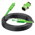 30 Meters SC/APC to SC/APC Fiber Optic Internet Cable, Outdoor Armored Single by Bangun