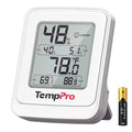 TempPro TP150 Greenhouse Thermometer Hygrometer, IPX5 High-Humidity Resistant by TempPro