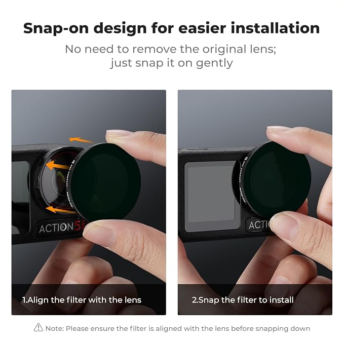 K&F CONCEPT Push in Fit Variable ND32-512 Filter Compatible - Image 7