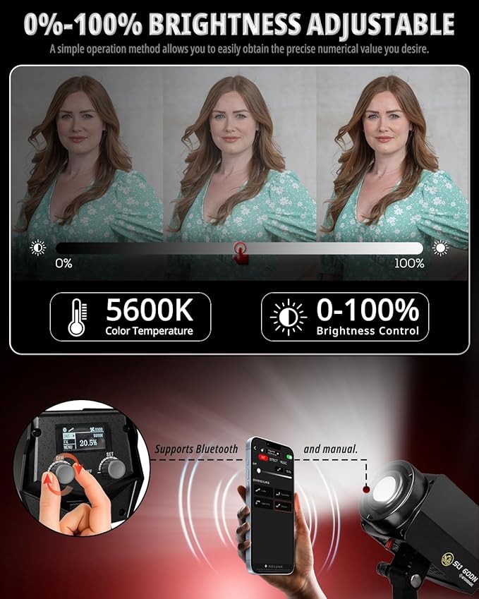 IFOOTAGE COB Video Light SL1 60DN, Continuous Output Lighting, 5600K Daylight - Image 2