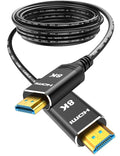Highwings 8K 4K 120HZ 40 FT HDMI Cable Fiber Optic, Unidirectional in-Wall CL3 by Highwings