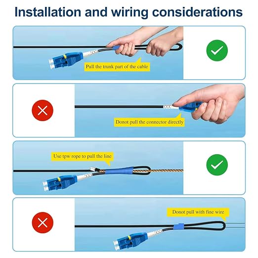 100 Meters Uniboot LC to LC Outdoor Armored Fiber Patch Cable, Low Friction - Image 7