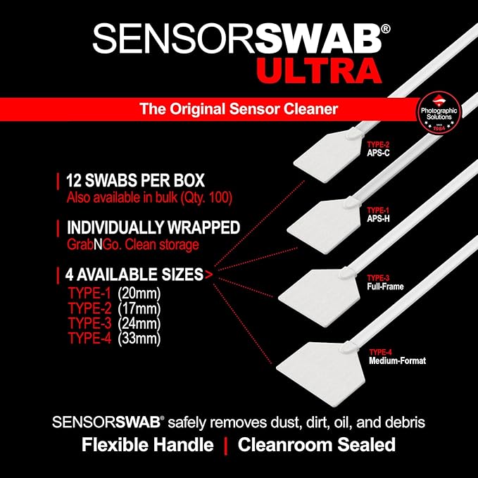 Photographic Solutions Sensor Swab Ultra 33mm Type-4 Digital Imaging Sensor - Image 3