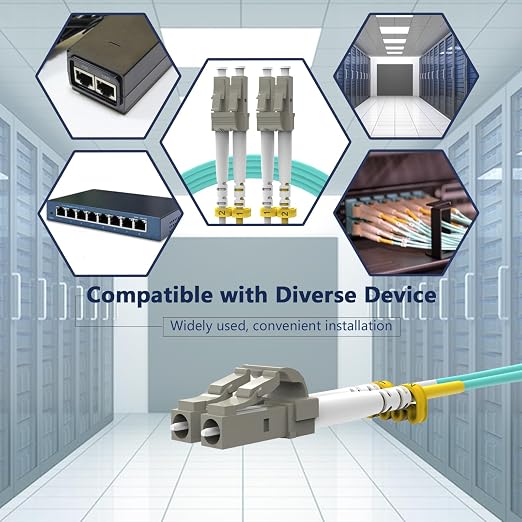 KeepFly Fiber- OM4 LC to LC Fiber Patch Cable 2M/7ft, 40G/100Gb 50/125μm - Image 7