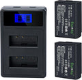 LP-E10 Battery and Dual Battery Charger by eeyrnduy