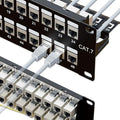Iwillink 10Gbps Cat7 Patch Panel 48 Port, RJ45 Through Coupler 2U Patch Panel by IWILLINK