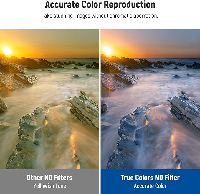 Neewer HD True Colors 55mm Variable ND Filter ND2-512, VND Filter & Magnetic - Image 4
