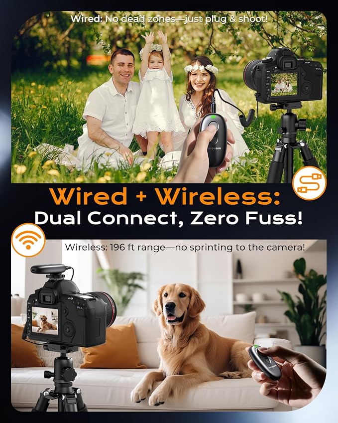 for Sony Camera Rechargeable Remote Shutter Release - Image 4