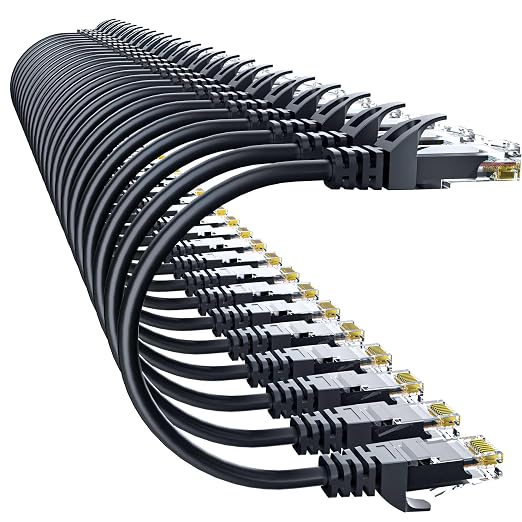 Cat 6 Ethernet Cable 2FT, Cat6 Ethernet Patch Cable 10Gbps, High-Speed UTP Cat6 by 10Gsupxsel