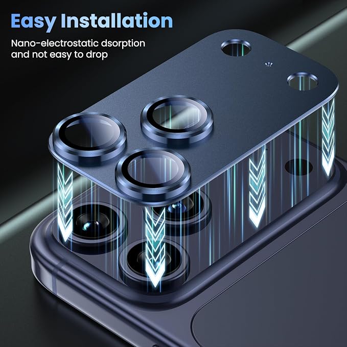 Uyiton Compatible with iPhone 17 Pro Max Camera Lens Protector - Image 8