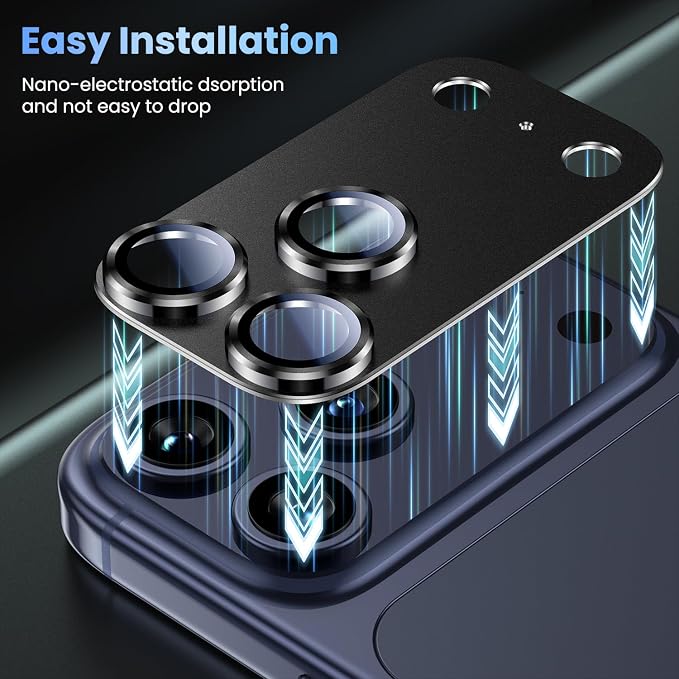 Uyiton Compatible with iPhone 17 Pro Camera Lens Protector - Image 8