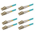 SpeedyFiberTX 4 Pack 5 Meter Multimode 10G OM3 50/125 Fiber Optic Patch Cable by SpeedyFiberTX