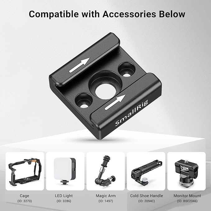 SmallRig Cold Shoe Mount with 1/4"-20 Thread - Image 5
