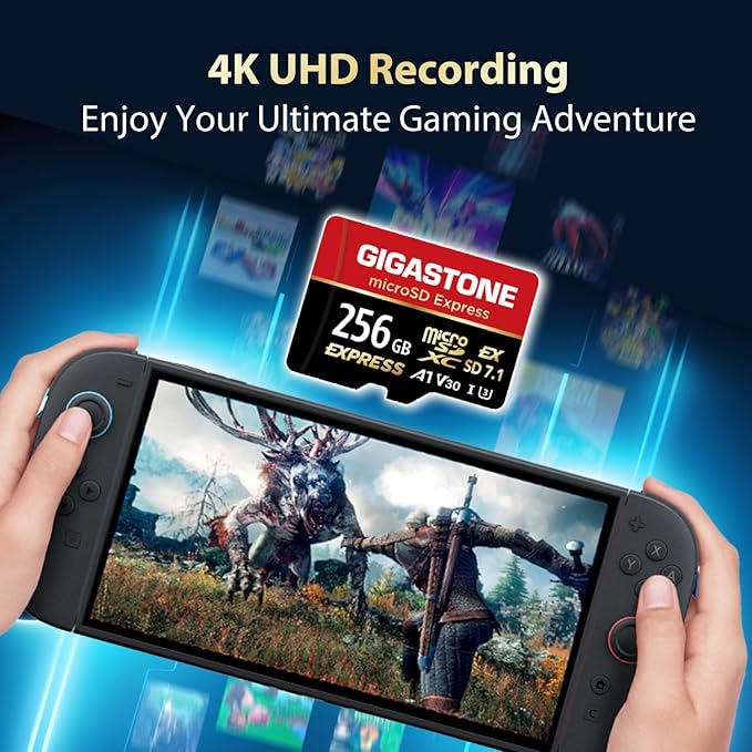 【Designed for Switch 2】GIGASTONE 256GB microSD Express R/W 880/650MB/s SDXC - Image 4