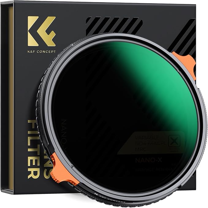 K&F CONCEPT 77mm ND4-64 ND Lens Filter Variable & CPL Polarizers Filter 2-in-1 by KFCONCEPT
