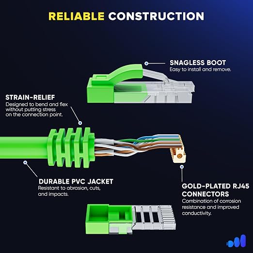 Maximm Cat 6 Ethernet Cable - 30 ft - Image 3
