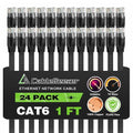 Cat 6 Ethernet Cable 1ft Flat Internet Network Cables by CableGeeker