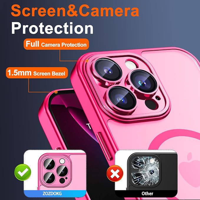 for iPhone 16 Pro Case with Privacy Screen Protector and Camera Protection - Image 6