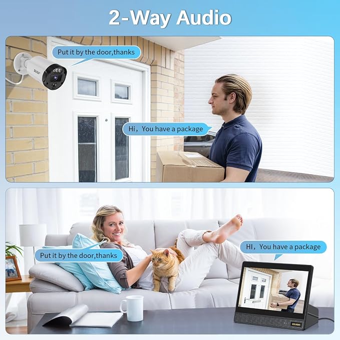 【All-in-One Security System】 4K 2160P Outdoor Wired Security Camera System - Image 4