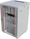 18U Wall Mount Server Rack Cabinet – 19" Network Rack Enclosure, PDU & Shelf by SYSRACKS