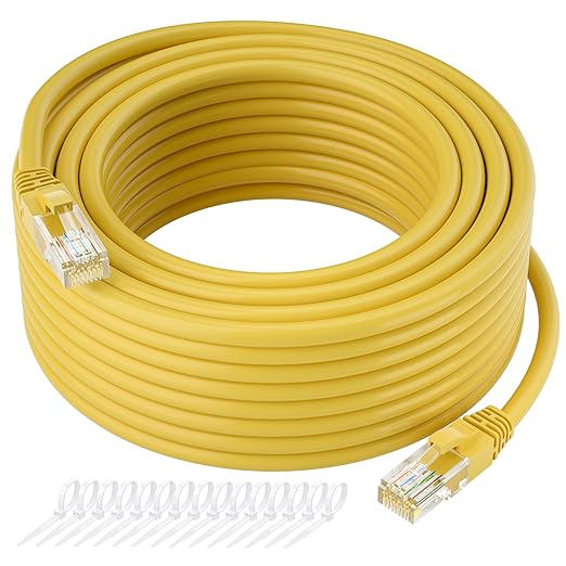 Cat5e Ethernet Cable 300 FT, Long Cat 5e Internet Cable, Standard RJ45 Connector by Kxable