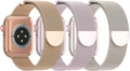 3 Pack Mesh Metal Band Compatible by Steezrd