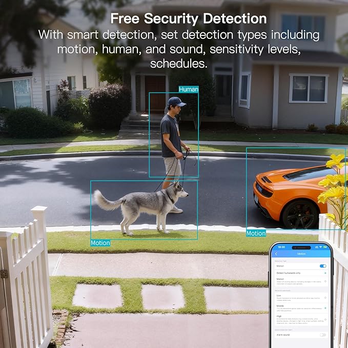 VIMTAG 4MP Security Camera, 2.4G/5G Outdoor Indoor Cameras - Image 7