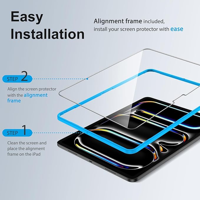 SPARIN Screen Protector for iPad Pro 11 Inch M5 2025/M4 2024, - Image 3