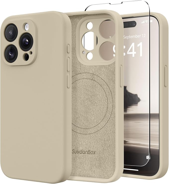 Magnetic for iPhone 15 Pro Case, Compatible by SUYDANBOX