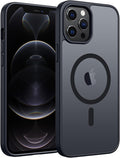 FNTCASE for iPhone 12 Pro Max Case: Translucent Matte Magnetic Phone Cover by FNTCASE