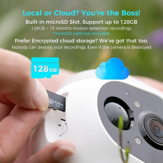 Vicohome 4CQ4 2K AI Solar Security Camera Wireless Outdoor, Battery Powered Cam - Image 3
