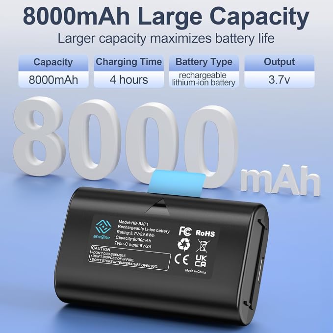 anegine Extra Outdoor Camera Battery Pack 8000mAh - Image 3