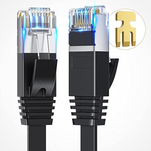 Ximeges® Cat 6 Ethernet Cable, 2 Pack 6FT Flat High Speed Internet & Network - Image 4