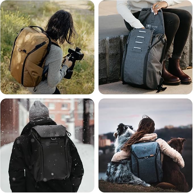 Peak Design Everyday Backpack 30L, MagLatch Top, Dual Side Access, FlexFold - Image 7