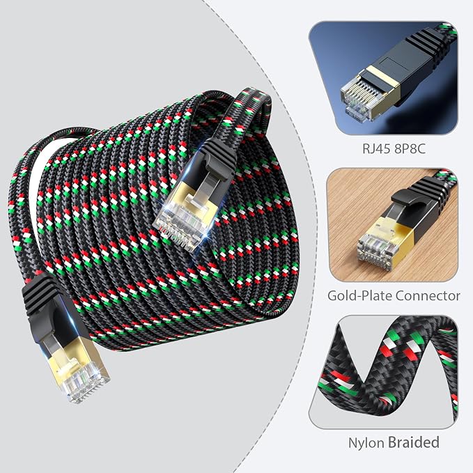 SNANSHI Cat 7 Ethernet Cable 10 ft - Image 5